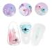 Kisangel Infant Nose Sucker - 2pcs Silicone Aspirators for Newborns | Baby Safety Manual Nose Cleaner for Nasal Care - Buy Online on SooperMarket.com