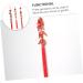 PRETYZOOM Colorful Decor Chinese New Year Chili Pendant Home Decor Red Decor Wedding Celebration Decor Tassel Fake Chili Red 50x8x1cm - Buy Online on SooperMarket.com