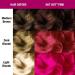 MANIC PANIC Hot Hot Pink Hair Dye 4oz - Vegan Semi Permanent Neon Pink Hair Color - Blacklight Reactive - PPD & Ammonia Free - Buy Online on SooperMarket.com