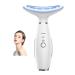 Firming Wrinkle Removal Device for Neck Face, Double Chin Reducer Vibration Massager, 3 in 1 Portable Face Massager for Lifts and Tightens Sagging Skin, Skin Care Long handle
