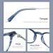 ZENOTTIC Vintage Round Glasses Frame - Retro Clear Lens Nerd Glasses for Women & Men | Stylish C12 Gray Eyewear - International Shipping Available - Buy Online on SooperMarket.com