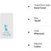 Naanle 3D Mermaid Tail Print Hand Towels - 16 x 30 Inches - Blue White - Ideal for Bathroom, Hotel, Gym, Spa - #Mermaid - Buy Online on SooperMarket.com