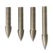 Yeseje Field Points Copper Bolt with Surface Embossed  Inserts Inner Diameter .244 Carbon Arrow (12-Pack) 200.0 Grams