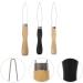 Clothes Shirts Pull Hand Zipper Puller Helper Button Aids Hook E3U5 Tool Arthritis Kit Aid Helper Wooden-universal - Buy Online on SooperMarket.com