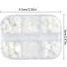 Flower Nail Art Glitters DIY 3D White Floral Nail Stud Sequins for Salon Gift Flower Nail Glitters - Buy Online on SooperMarket.com