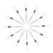 NOLITOY 12pcs Eyeliner Pencil Eyeshadow Highlighters Micro Brow Pen Lying Silkworm Pen Active Eyeliner Brush
