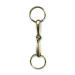 JA Horse metallic keychain pendant horse rider pony bits gold