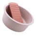 COOLHIYA Washboard 1 Set Wash Basin Laundry Cleaning Board Washing Basin Washing Clothes Board Dish Basin Baby Camping Bucket Pink 33.5x33.5cm