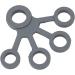 Hand Grip Strengthener Silicone Finger Exerciser for Weak Hands Lightweight and Skinfriendly (Dark Grey) - Buy Online on SooperMarket.com
