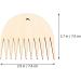 Professional Wood Weaving Comb for DIY Tapestry Knitting - Small Sawtooth Comb - Buy Online on SooperMarket.com