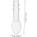 Gogogmee Stainless Steel Spoon Skin Caring Tool Facial Scoop Makeup Pick Spoons Cream Scoops Beauty Spatulas Facial Spoon Facial Cream Spoons Makeup Supply 6.5x2x0.2cm Silver - Buy Online on SooperMarket.com