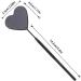 BUCICE Large Lash Mirror Detachable Stainless Steel Makeup Tool for Eyelash Extension, Heart-Shaped Design in Black - Buy Online on SooperMarket.com