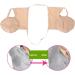 Adjustable Reusable Underarm Sweat Pads - Skin Color Armpit Guards with Elastic Strap - Buy Online on SooperMarket.com