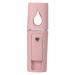 Baluue Hydrating Beauty Instrument Face Mister Mini Face Steamer Personal Humidifier for Face Abs Pink