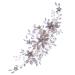FOYTOKI Headgear Bridal Hair Decor Wedding Headdress Bride Wedding Hair Comb Wedding Headpiece Bridal Headpieces for Wedding Bride Hair Comb Bridal Hair Comb Wedding Hair Accessories