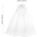 Amosfun Children's White Wedding Veil - Short Bride Veil Hair Accessories for Girls Perfect for Costumes & Photo Props - Buy Online on SooperMarket.com