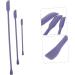 Healeved 3pcs Small Tip Scraper Skincare Tiny Spatula Mini Spatula Silicone Bottle Scraper Violet - Buy Online on SooperMarket.com