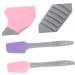 Buy Frcolor 4-Piece Silicone Spatula Set for Wax Removal | Cosmetic Applicator for Gel and Depilatory Waxes - Buy Online on SooperMarket.com