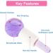 Face Ice Globes- Perfect Beauty Tool to Reduce Puffiness and Redness Ice Globes for Face- Brighten Skin & Enhance Your Natural Glow Facial Ice Globes -Tighten Skin and Reduce Fine Lines Purple - Buy Online on SooperMarket.com