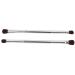 Makeup Brush Double Ended Eyeshadow Brush Soft Hair Silver Safe 2pcs for Travel for Women