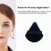 12Pcs Velvety Triangle Powder Puff Set for Flawless Makeup Application - Buy Online on SooperMarket.com