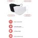 GoodDay English Black KF94 Dust Face Mask - 10 Pack for Adults - Large Size - International Shipping Available - Buy Online on SooperMarket.com
