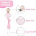 Vicloon 3 Pcs Baby Dummy Clips: BPA-Free Soother Pacifier Chain Holder for Teether Toy - Pink/Beige - Buy Online on SooperMarket.com