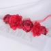 Wiwpar Red Rose Floral Crown Headband - Adjustable Flower Wreath Garland for Wedding & Party Women s Hair Accessory - Buy Online on SooperMarket.com