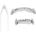 Shop Hip-Hop Teeth Set | Reusable Silver Costume Accessories for Men & Women - Perfect for Halloween & Parties! - Buy Online on SooperMarket.com