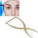 Microblading Eyebrow Ruler Eyebrow Stencil Ruler 3 Point Positioning for Salon (Gold) - Buy Online on SooperMarket.com