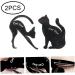 2PCS Cat Eyeliner Template Premium PVC Material Smoky Eyes Makeup Applicators Cat Shaped Eye Liner Guide Stencil Tool For Makeup Beginnereyeliner stencil - Buy Online on SooperMarket.com