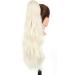Prinfantasy Long Wavy Synthetic Ponytail Extension 24 inch - Curly Wrap Around Hairpiece for Women | MW131 - Buy Online on SooperMarket.com
