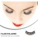 KALLORY False Eyelashes 10 Pairs Decorative Fake Lash Shiny Gems Eyelashes Women Makeup Supplies False Lashes - Buy Online on SooperMarket.com