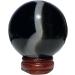 Natural Crystal Rough Natural Sphere Black Agate Crystals Balls Natural Gemstone Reiki QuartzSphere Fengshui Home Decoration 1pc (Color : 220-230g) - Buy Online on SooperMarket.com