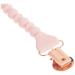 Itzy Ritzy Silicone Pacifier Clip - Pink & Rose Gold, 100% Silicone Strap with Clip for Pacifiers, Teethers, and Toys - Buy Online on SooperMarket.com