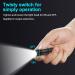 LUMINTOP EDC01 Keychain Flashlight - 200 Lumens, Pocket Size, 36 Hours Long Lasting, IPX8 Waterproof - Black - Buy Online on SooperMarket.com