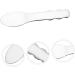 WOFASHPURET Stainless Steel Spoon Facial Cosmetic Spoon Glass Octopus Ornament Anti Wrinkle Eye Cream Mini Spoons Mini Scoops Clay Blenders Facial Cream Spoons Make up Baby Scraper 6.5x2x0.2cm Silver - Buy Online on SooperMarket.com