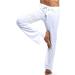 K-Men Mens Ice Silk Low Rise Yoga Pants - White, Medium - Buy Online on SooperMarket.com