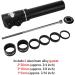 Wake Bike Stem Riser - Adjustable Aluminium Alloy Handlebar Extender for Mountain Bike, Road Bike, MTB, BMX - Black - Buy Online on SooperMarket.com