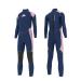 XUKER Wetsuit Kids 3mm, Neoprene Wet Suits for Kids in Cold Water Full Body Dive Suit for Diving Snorkeling Swimming Girls Pink 3mm 12