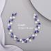 Chargances Blue Crystal Rhinestone Headband - Bridal Prom Hair Accessory for Women & Girls - Buy Online on SooperMarket.com