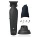 Supreme Trimmer Vader Trimmer ST3778 | Barber Liner Mens Beard Trimmer (210 Min Run Time) DLC T Blade Cordless Hair Clippers | Black
