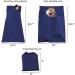 Lightweight Breathable Navy Sleeping Bag Liner | Compact Travel Bed Sheet 63*82.7 | Ideal for Camping, Home, and Hotel Use - Buy Online on SooperMarket.com