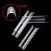JZK 240x Clear C Curve Half Cover Square Nail Tips Extra Long For Acrylic Extensions Square False Finger Nail Tips For Gel And Acrylic Nails False Nail Extension Tips - Buy Online on SooperMarket.com