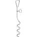 Bunty 16" Dog Tie Out Stake - Spiral Ground Anchor for Dog Lead Hook Leash & Dog Tie Out Cable - Premium Heavy Duty Dog Ground Spike for Outdoor Garden - Dog Camping Essentials & Accessories - Buy Online on SooperMarket.com