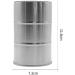 Zaanu Iron-Disposal Case - Removable Safety Accessories Recycling Container for Men's Razors Salon Use - Silver/89 Silver - Buy Online on SooperMarket.com