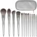 DFHBFG 12-Piece Loose Powder & Eye Shadow Brush Set | Premium Beauty Tools for Flawless Makeup Application - Buy Online on SooperMarket.com