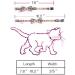 SuperBuddy Cute Bow Bell Cat Collar - 2 Pack Plaid Kitten Collar with Removable Bowtie for Cats Kittens - Brown-Black - Buy Online on SooperMarket.com