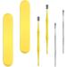 Stainless Steel Double-Sided Earwax Removal Kit - 8pcs Assorted Care Curettes for Men and Women - Buy Online on SooperMarket.com