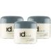 Idhair Extreme Titanium: Professional Mudwax for stylish short hair - strong hold shine and texture - easy to rinse - paraben -free - 3 x 100 ml 100 ml (3 -pack)